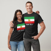イラン+ライオン+太陽+シャー国旗 Tシャツ (ユニセックス)