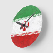 イラン ラウンド壁時計 (傾斜)