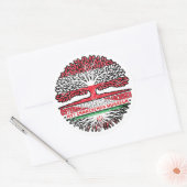 イランIranisch Osterreichisch Osterreich Baum ラウンドシール (封筒)