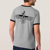 イランZAMIN及びFarvahar Tシャツ (裏面)