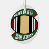 イラ誇りを持ったク退役軍人 セラミックオーナメント (右)