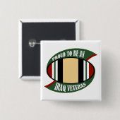 イラ誇りを持ったク退役軍人 缶バッジ (正面&裏面)