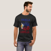 イラ・ゴリラフィリピグランジス国旗 Tシャツ (正面フル)