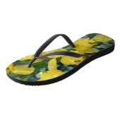 イリかわいらしッシュガーデンの花 ビーチサンダル (アングル)