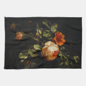 イリアス・ヴァン・デン・ブローク、まだ生きるバラ キッチンタオル (横)