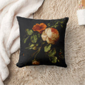 イリアス・ヴァン・デン・ブローク、まだ生きるバラ クッション (ブランケット)