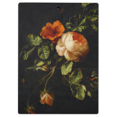 イリアス・ヴァン・デン・ブローク、まだ生きるバラ クリップボード (裏面)