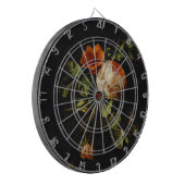 イリアス・ヴァン・デン・ブローク、まだ生きるバラ ダーツボード (正面左)