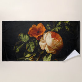 イリアス・ヴァン・デン・ブローク、まだ生きるバラ ビーチタオル