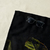 イリアス・ヴァン・デン・ブローク、まだ生きるバラ ビーチタオル (インサイチュ)