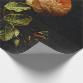 イリアス・ヴァン・デン・ブローク、まだ生きるバラ ラッピングペーパー (角)