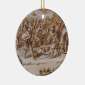 「イリアッド」へのイラストレーション、1760年代(ペン及びインクは、ありました セラミックオーナメント (右)