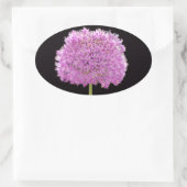 イリアムサマー春フラワーアイリッシュデザイン 楕円形シール (バッグ)