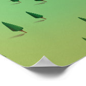 イリアムナレイクアラスカの地図 ポスター (角)