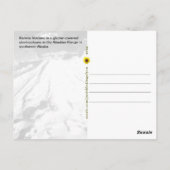 イリアムナ火山、アリューシャン山脈、AK – はがき (裏面)