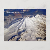 イリアムナ火山、アリューシャン山脈、AK – はがき (正面)