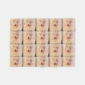 イリオスのベビーの小さいフリースブランケット フリースブランケット (正面(横))