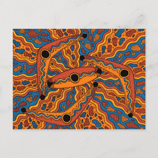 イリギルマッガ - ブーメラン/盾の夏の季節 ポストカード (正面)