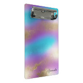 イリデセント レインボー グラム ミニクリップボード (アングル)