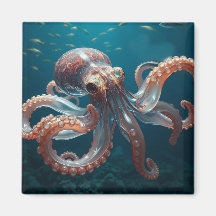 イリデッセント ガラス たこ アート | 深海の生き物
