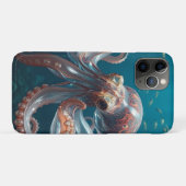イリデッセント ガラス たこ アート | 深海の生き物 Case-Mate iPhoneケース (裏面(横))