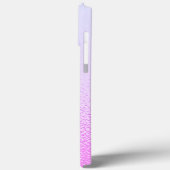 イリデッセント ガーリー ピンク シャイマー 名前入り Case-Mate iPhoneケース (裏面 / 左)
