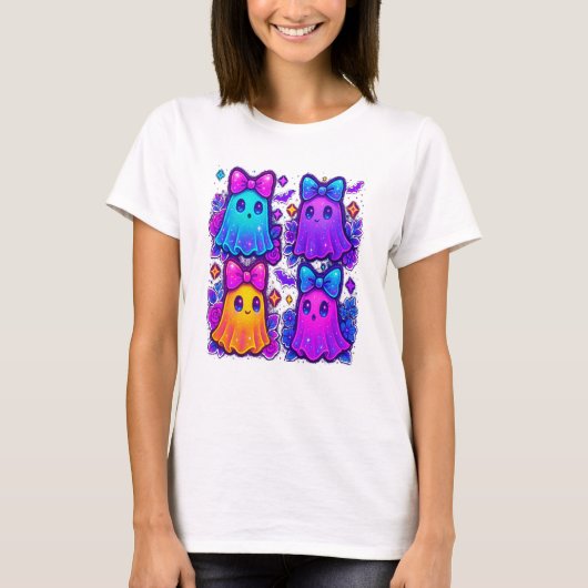 イリデッセント・コケット・ハロウィン Tシャツ (正面)