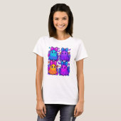 イリデッセント・コケット・ハロウィン Tシャツ (正面フル)