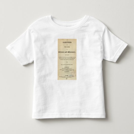 イリノイおよびミズーリ2 トドラーTシャツ (正面)
