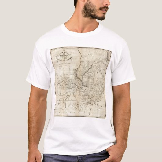 イリノイおよびミズーリ3 Tシャツ (正面)