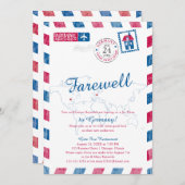 イリノイからドイツ航空便への移動 招待状 (正面/裏面)