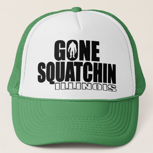 イリノイによって行くSquatchin -元のボボ キャップ (正面)