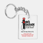 イリノイのジョン・ガレージ・レストラン キーホルダー (正面左)