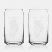 イリノイのニックネームワードアート ガラス缶 (右)