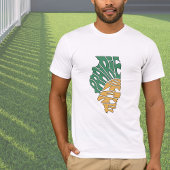 イリノイのニックネームワードアート Tシャツ