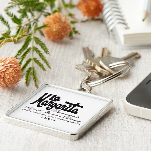 イリノイのラマルガリータのレストラン キーホルダー (側面)