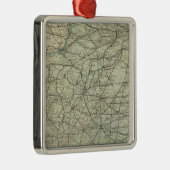 イリノイの公式線路地図 メタルオーナメント (右)