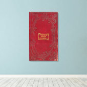 イリノイの地図2 キャンバスプリント (インサイチュ (ウッドフロア))