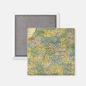 イリノイの地図2 マグネット (正面/裏面)