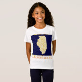 イリノイの岩 Tシャツ (正面フル)