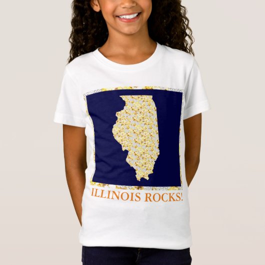 イリノイの岩 Tシャツ (正面)