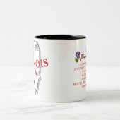 イリノイの州のマグ ツートーンマグカップ (中央)