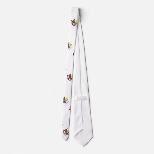 イリノイの州の旗 ネクタイ (裏面)