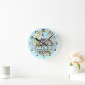 イリノイの灯台の時計 ラウンド壁時計 (ホーム)