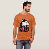 イリノイクール州北部のハスキー州 Tシャツ (正面フル)