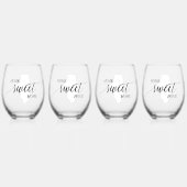 イリノイズホームスウィートホーム ステムなしワイングラス (正面)