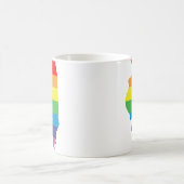 イリノイプライドストライプの.. コーヒーマグカップ (中央)
