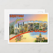 イリノイヴィンテージ大文字葉書 ポストカード (正面/裏面)