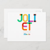 イリノイ中央世紀半ポップ・アートの期アート ポストカード (正面/裏面)