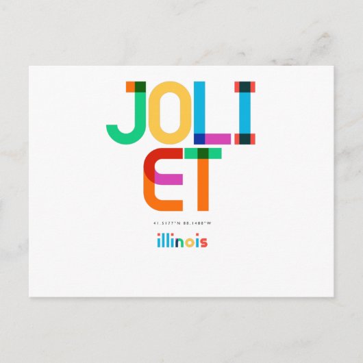 イリノイ中央世紀半ポップ・アートの期アート ポストカード (正面)